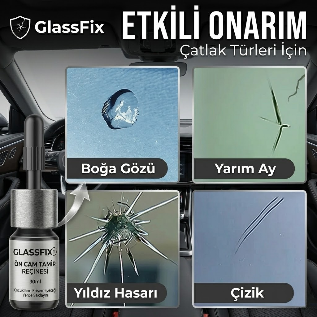 GlassFix Pro Cam Tamir Kiti