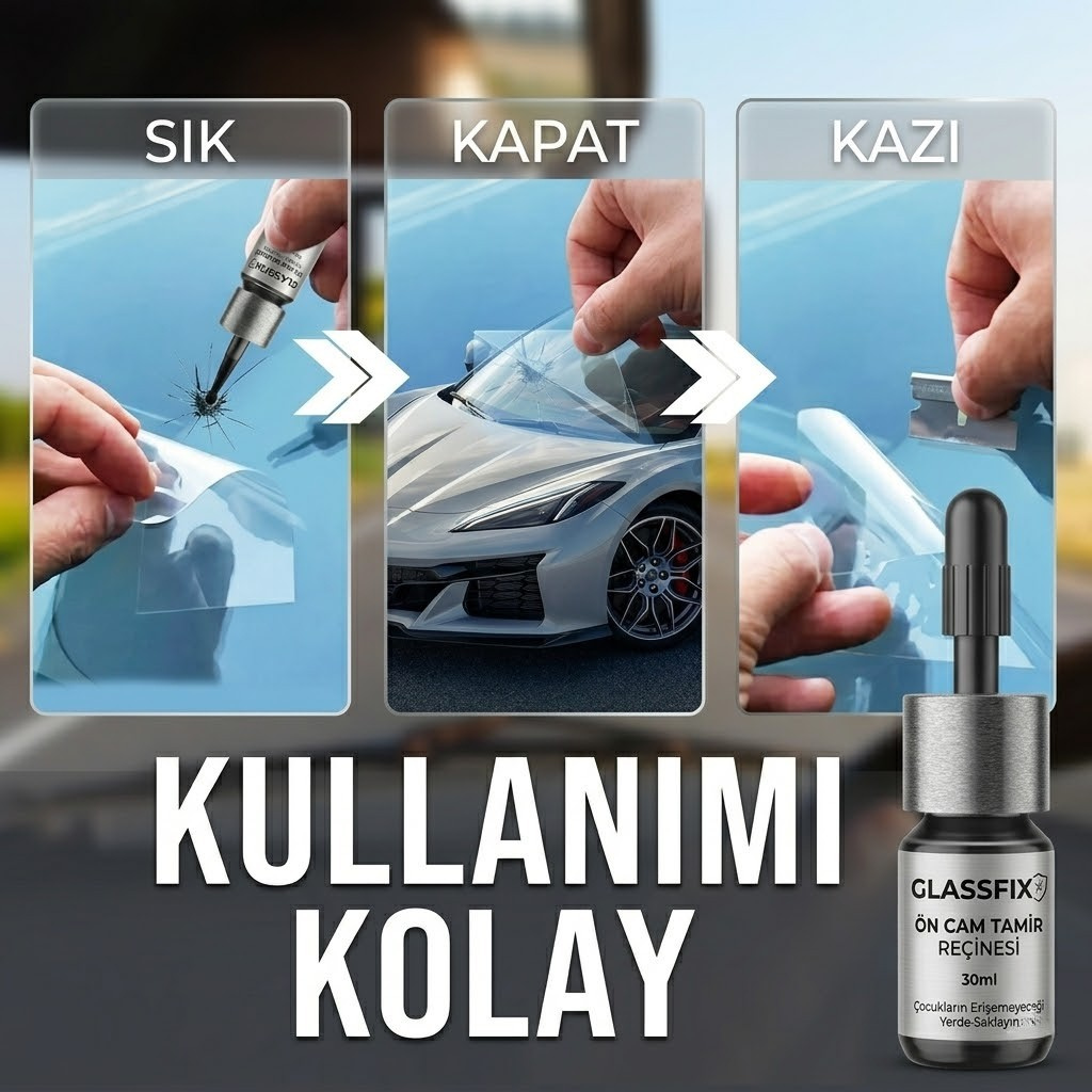 GlassFix Pro Cam Tamir Kiti
