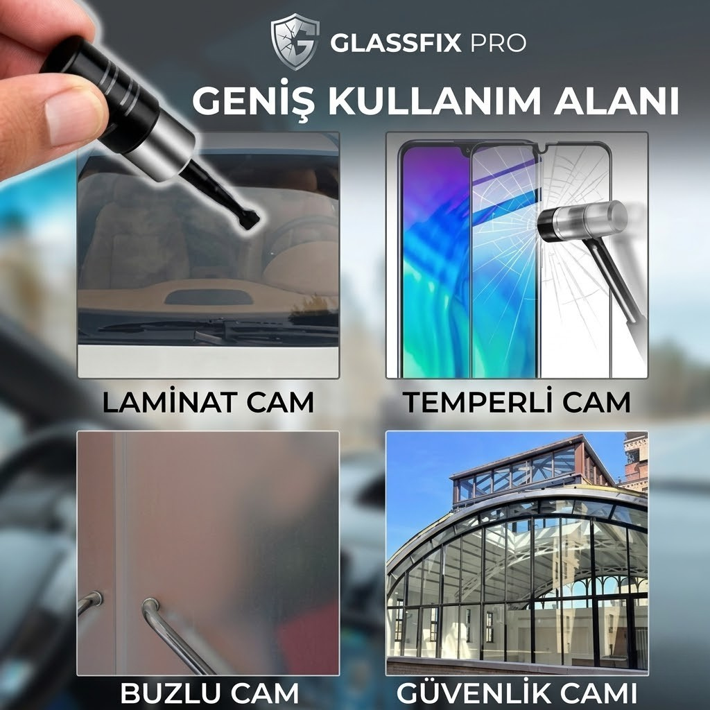 GlassFix Pro Cam Tamir Kiti