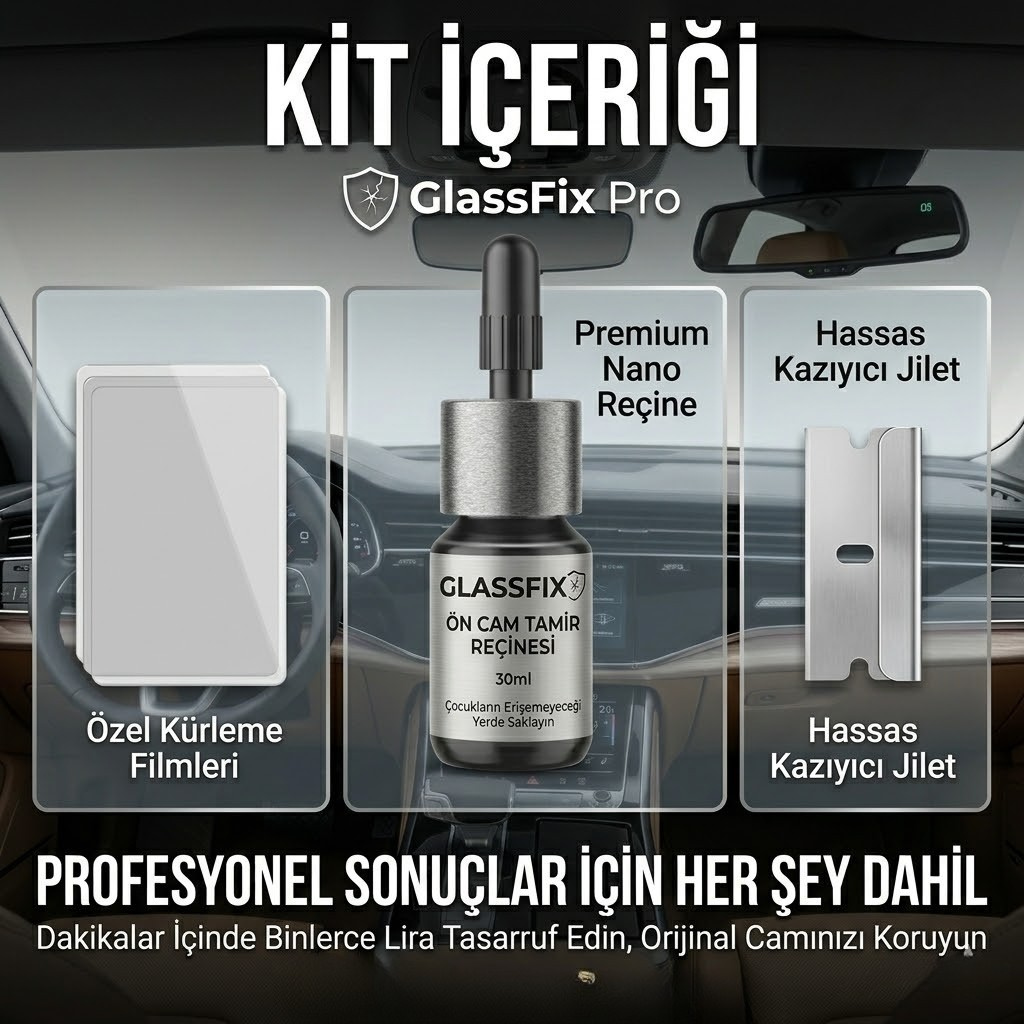 GlassFix Pro Cam Tamir Kiti